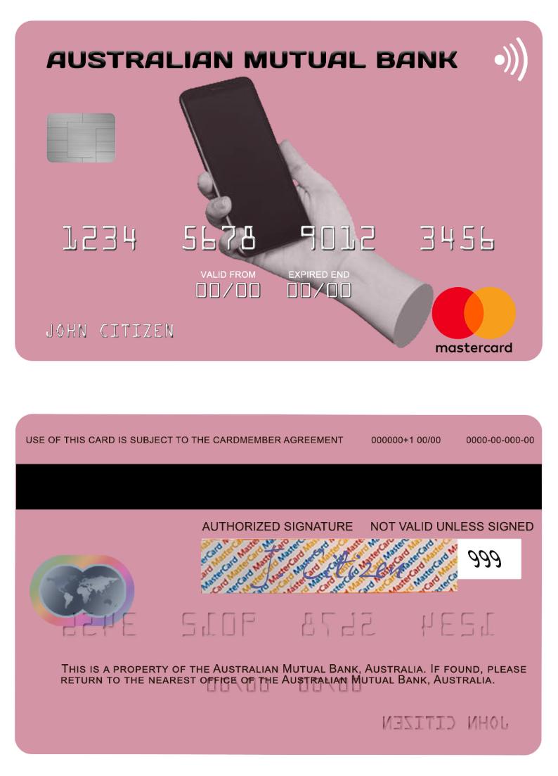 Australia Australian Mutual Bank mastercard